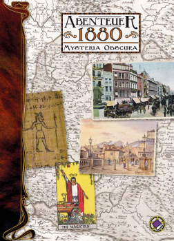 Cover des Abenteuer 1880 Abenteuerbandes Mysteria Obscura